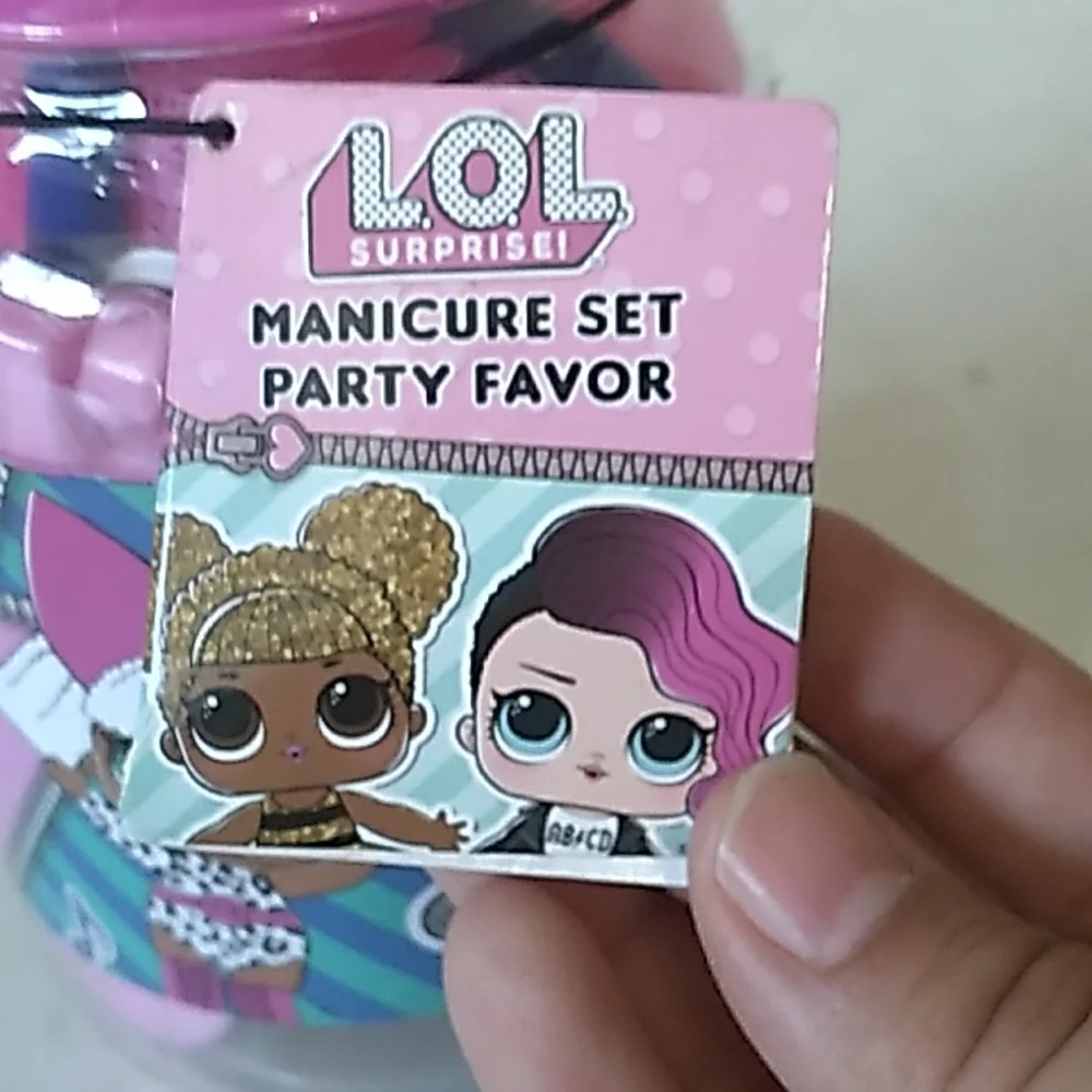 NWT NIB L.O.L. dolls manicure party favor set 12 items included